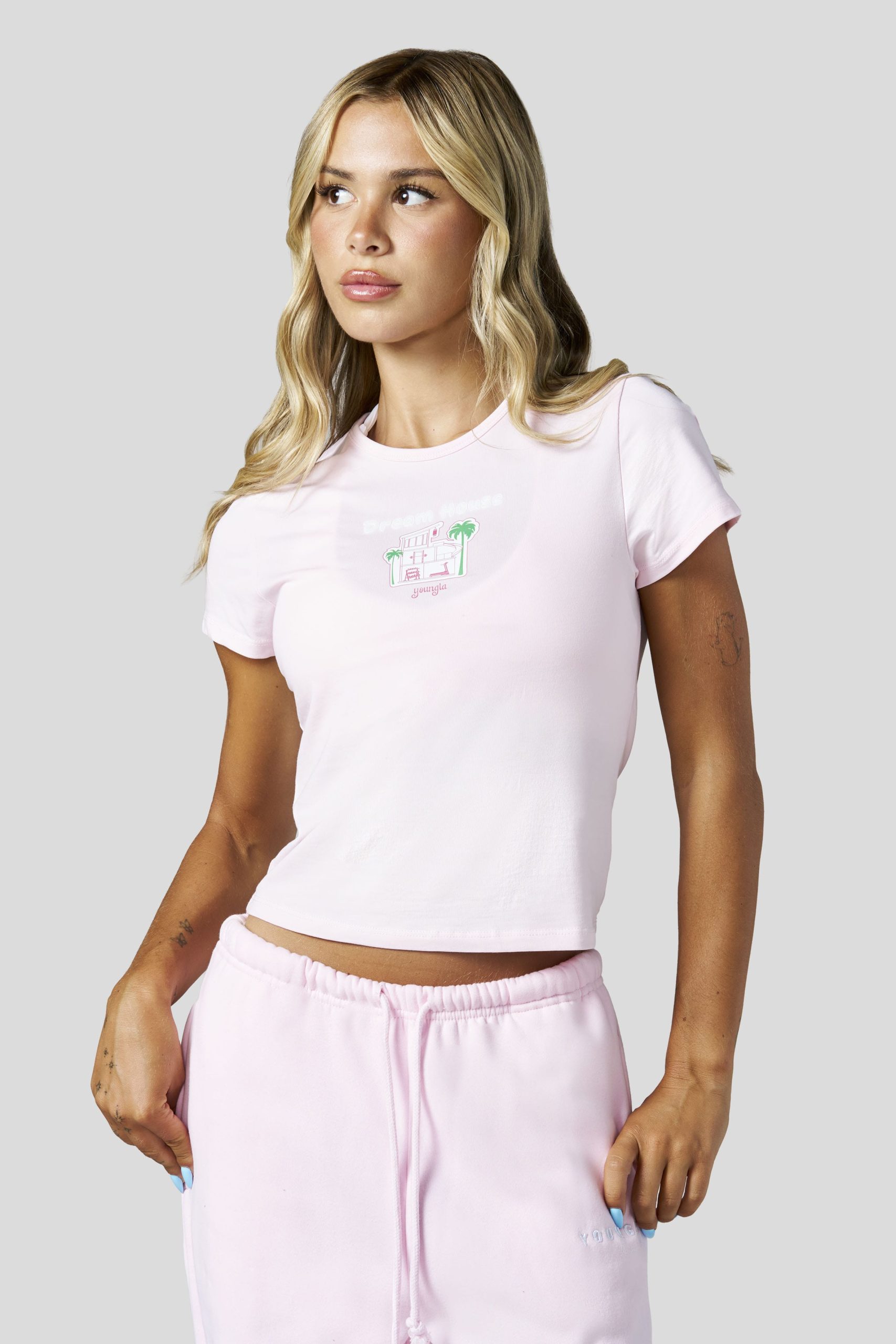 W4336 gym girl baby Tee - Image 3