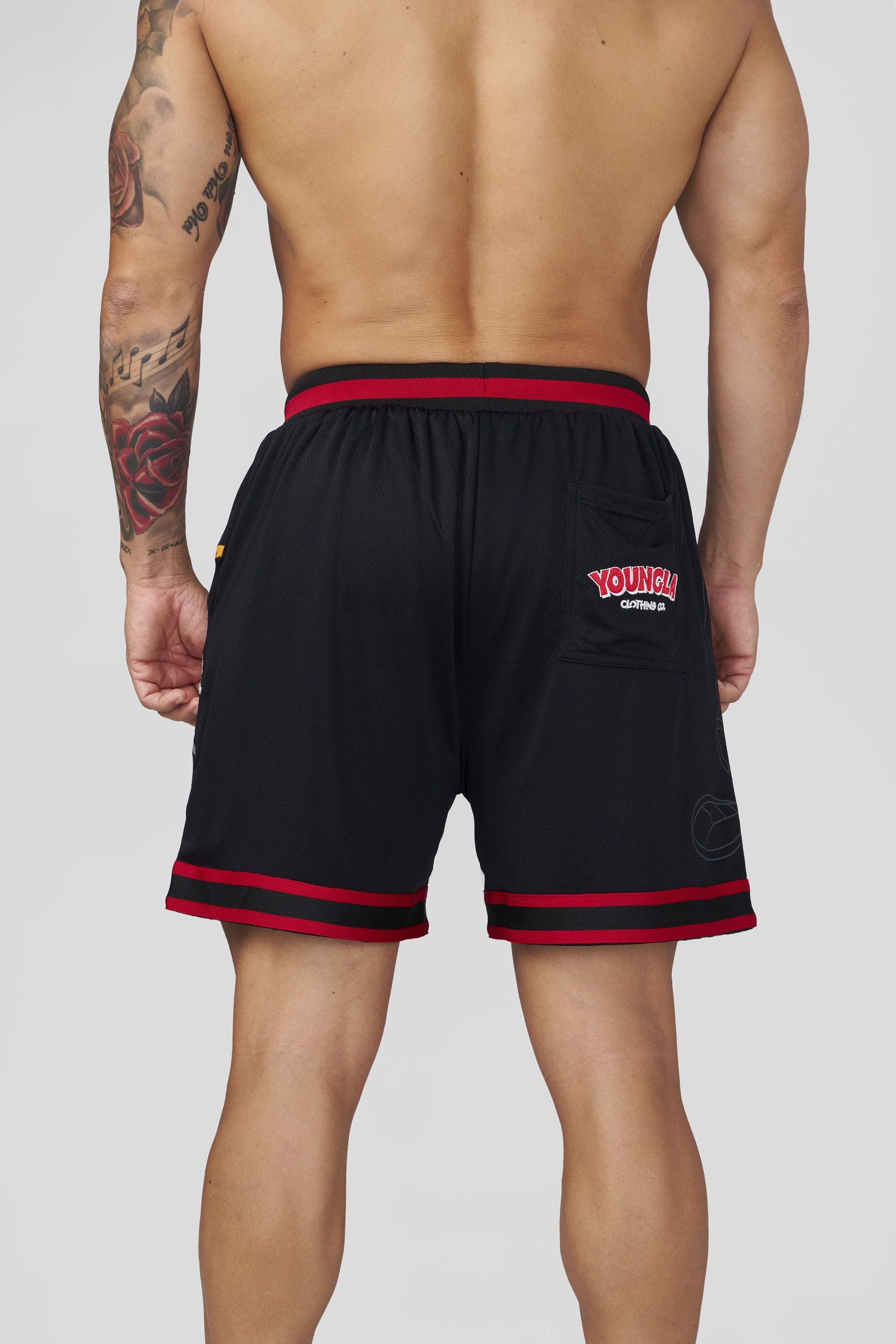 1071 - Looney Tunes Embroidered Patch Shorts - Image 6