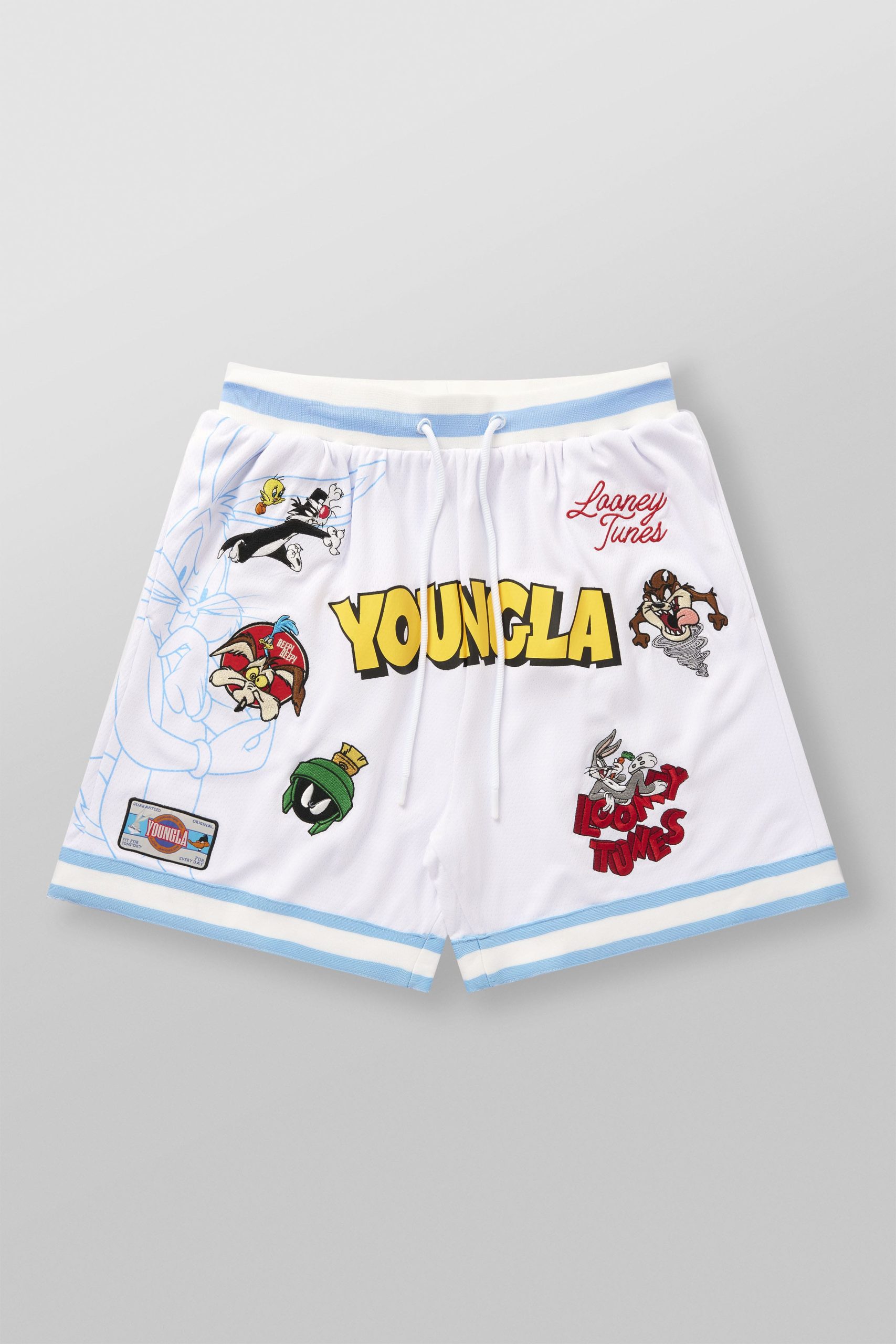1071 - Looney Tunes Embroidered Patch Shorts - Image 13