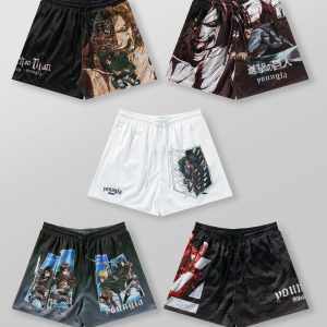 1126 - AOT© x YLA Mesh Shorts