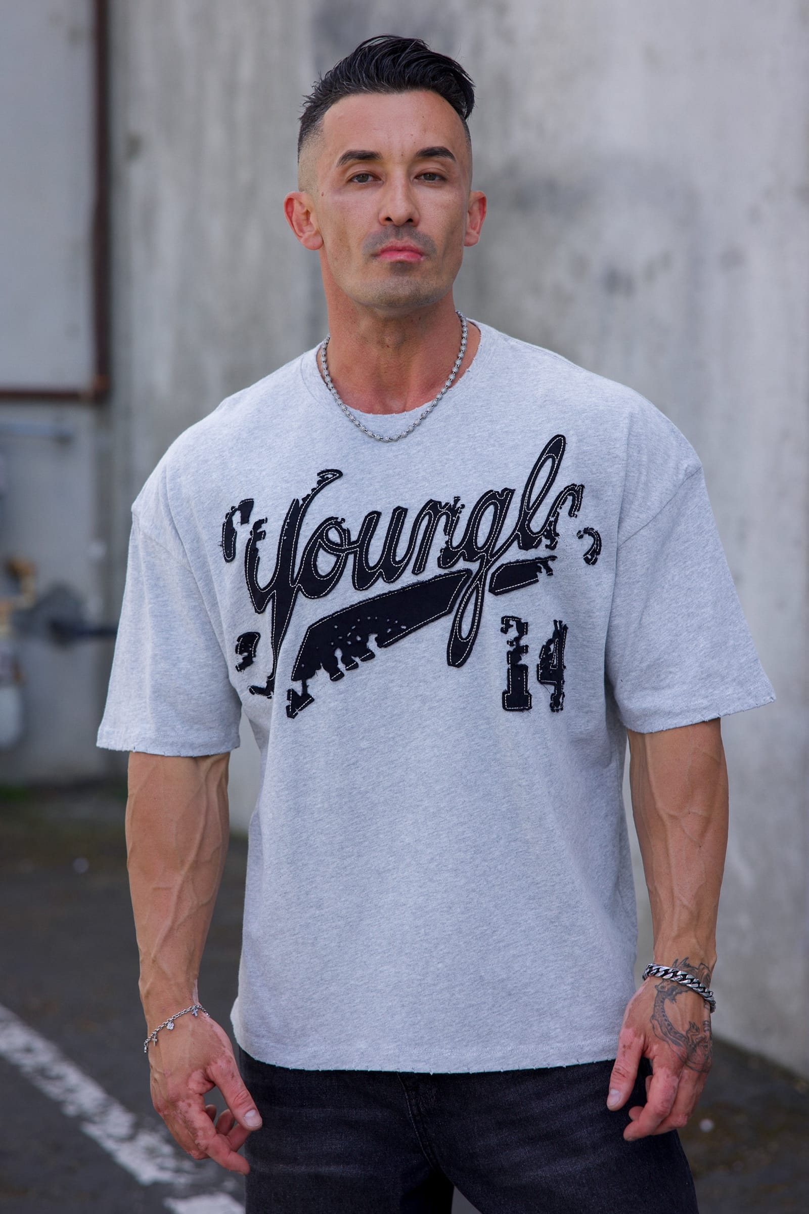 4182 - Distressed Script Tees - Image 5