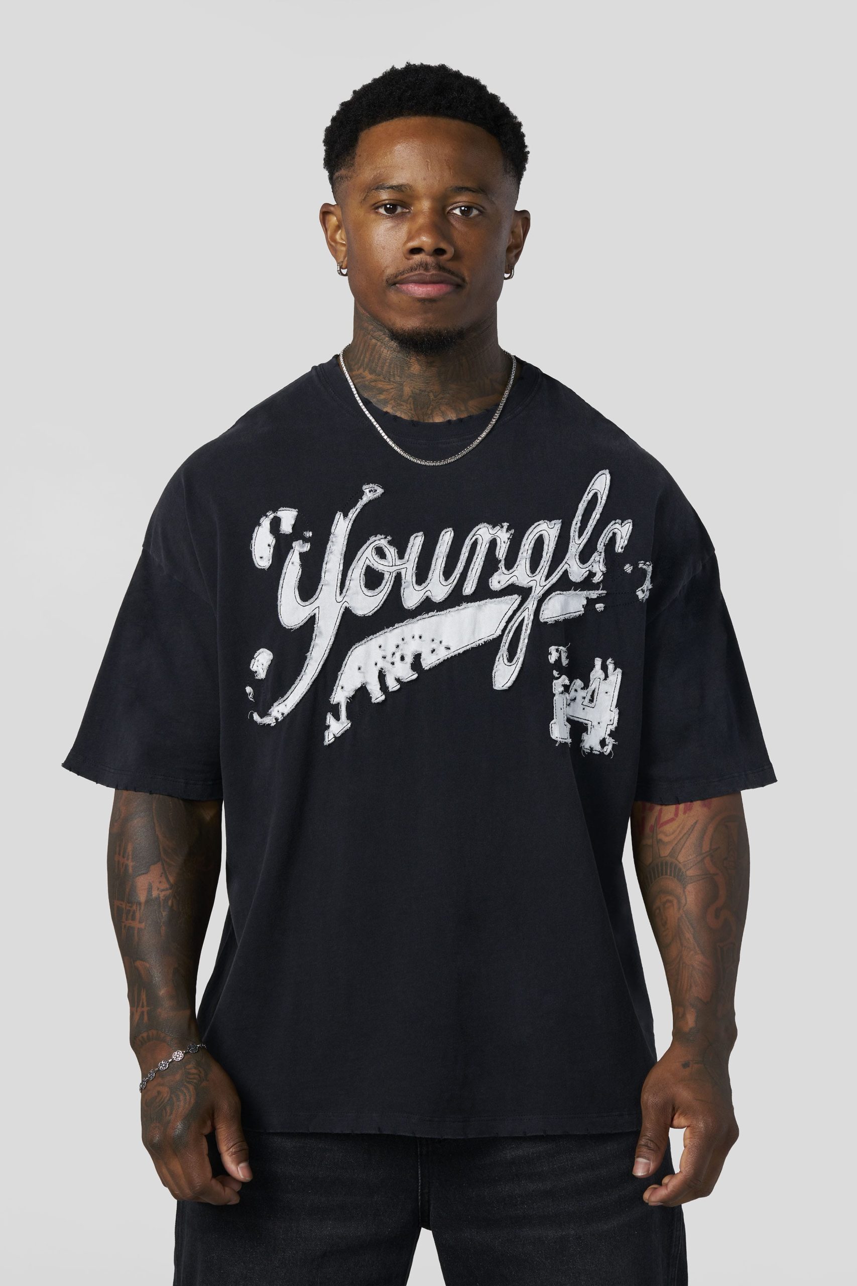 4182 - Distressed Script Tees - Image 7