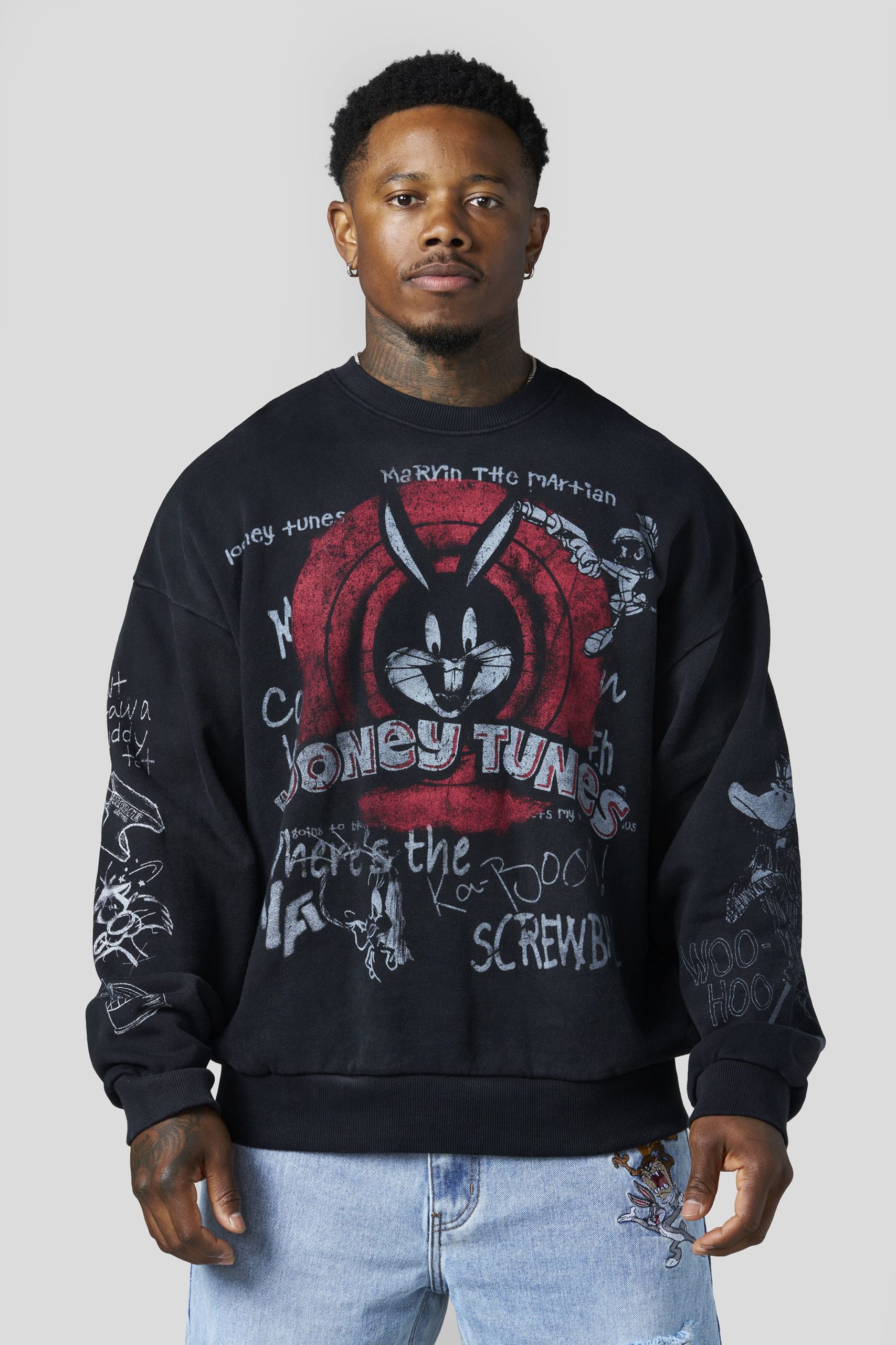 5256 - Looney Tunes Graffiti Crewnecks - Image 2