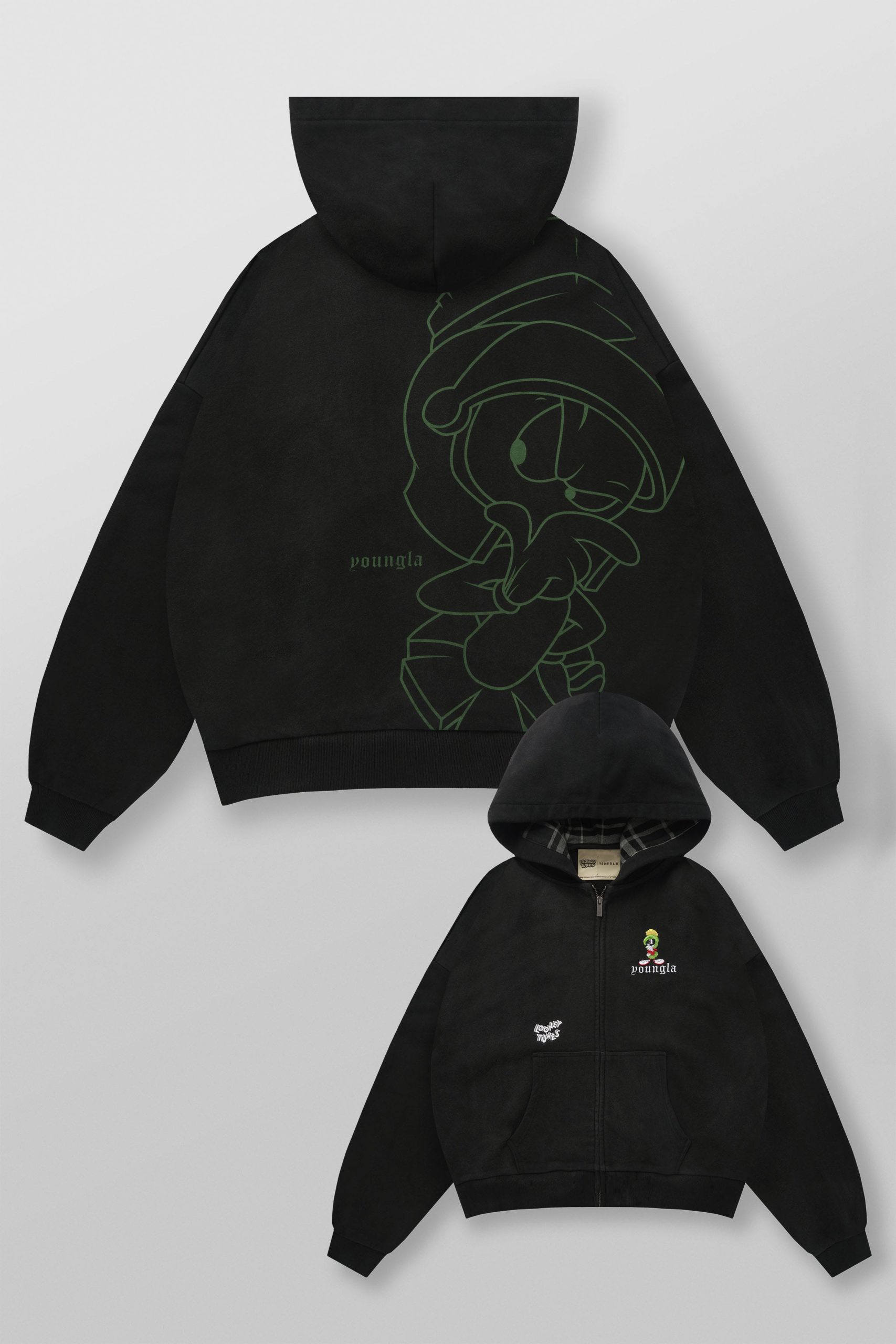 5257 - Looney Tunes Plaid Zip-Ups - Image 8