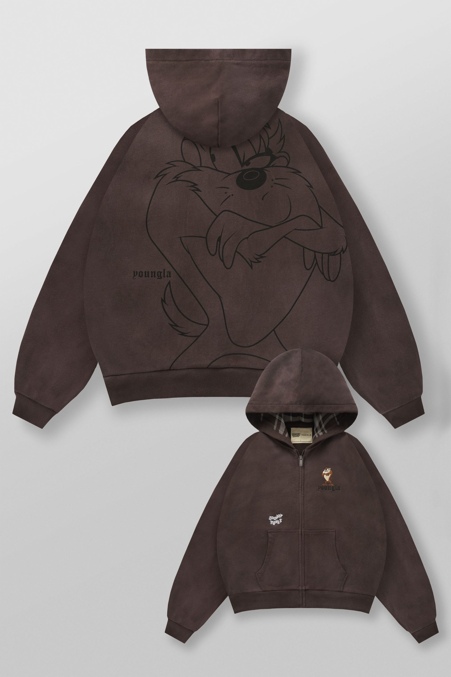5257 - Looney Tunes Plaid Zip-Ups - Image 9