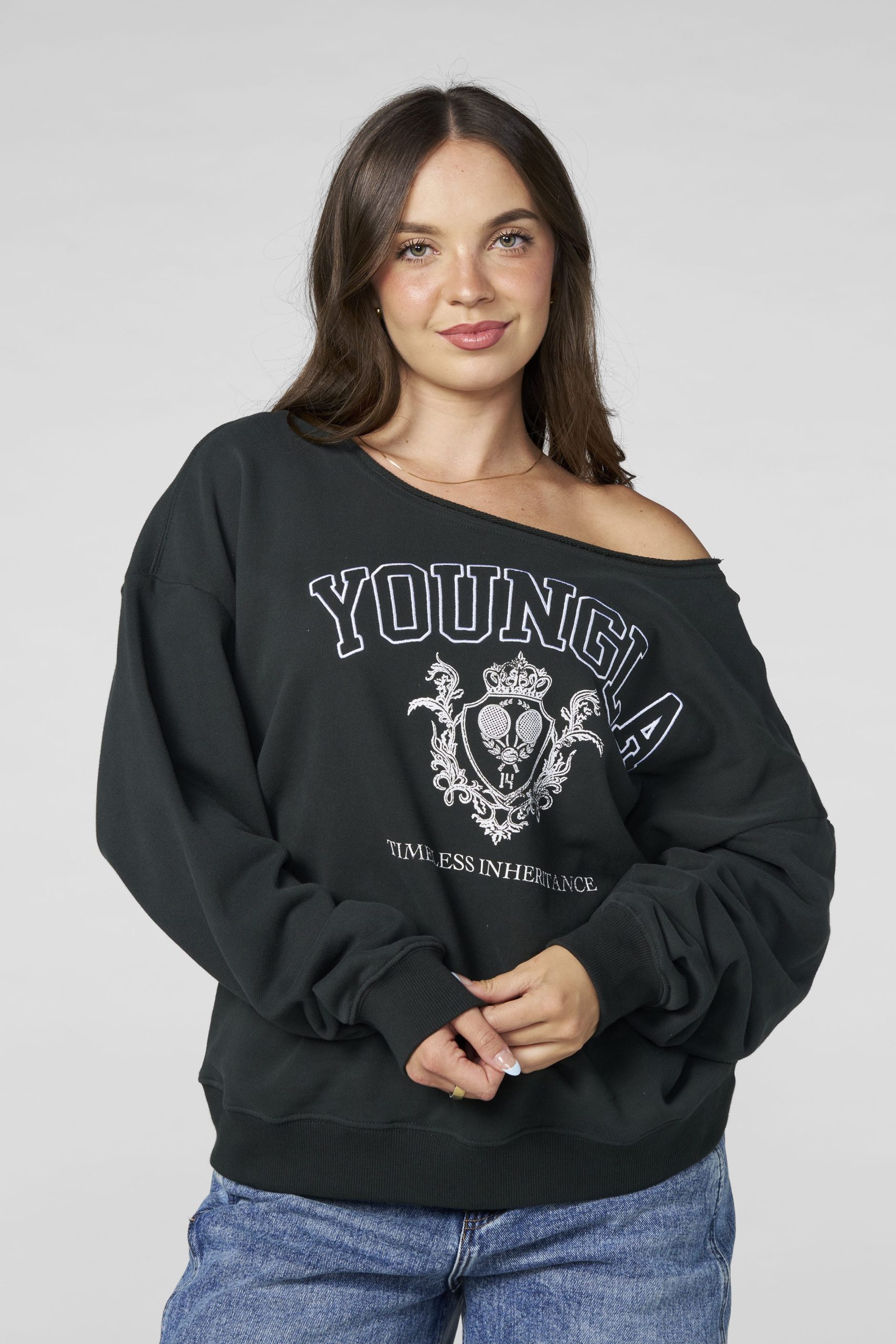 W5158 - Off-shoulder Pullover - Image 6