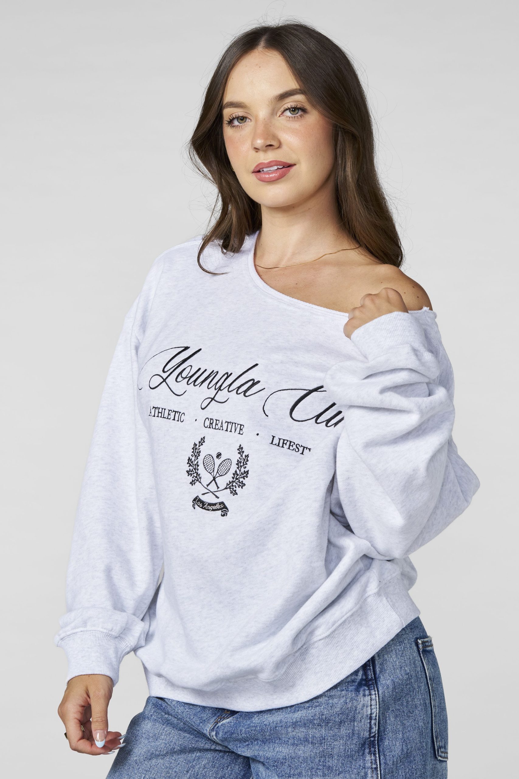 W5158 - Off-shoulder Pullover - Image 7
