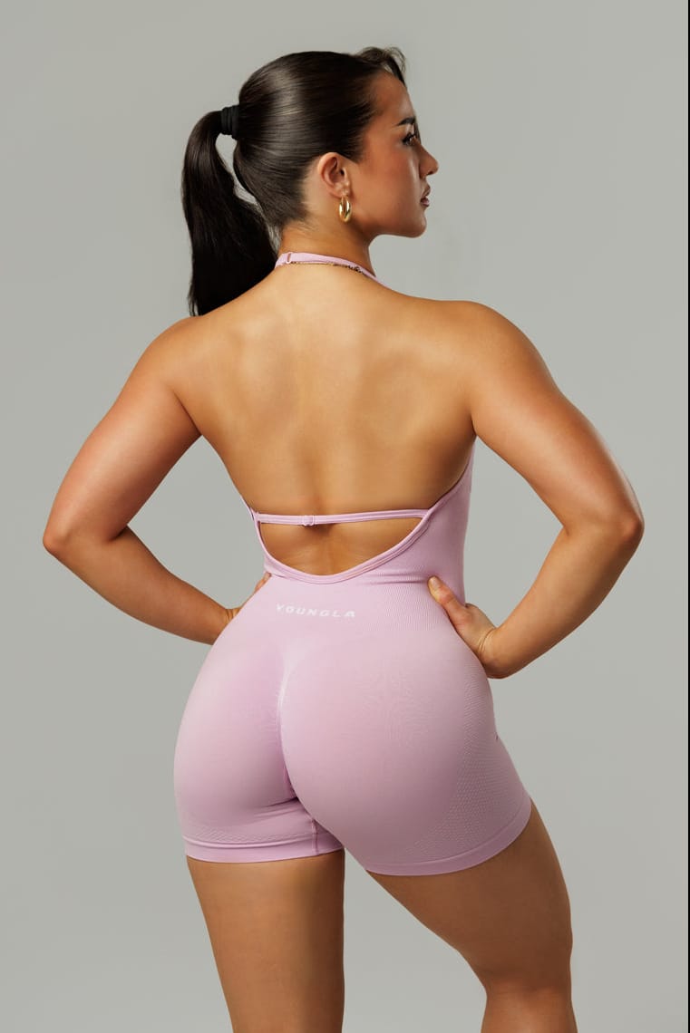 W7007 Pulse Seamless Halter Romper - Image 5