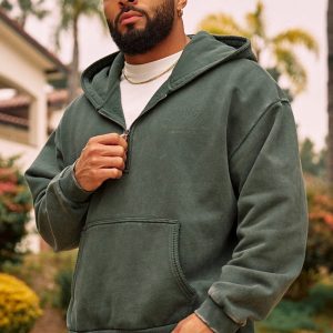 5169 - Old Money Quarter-Zip Hoodies