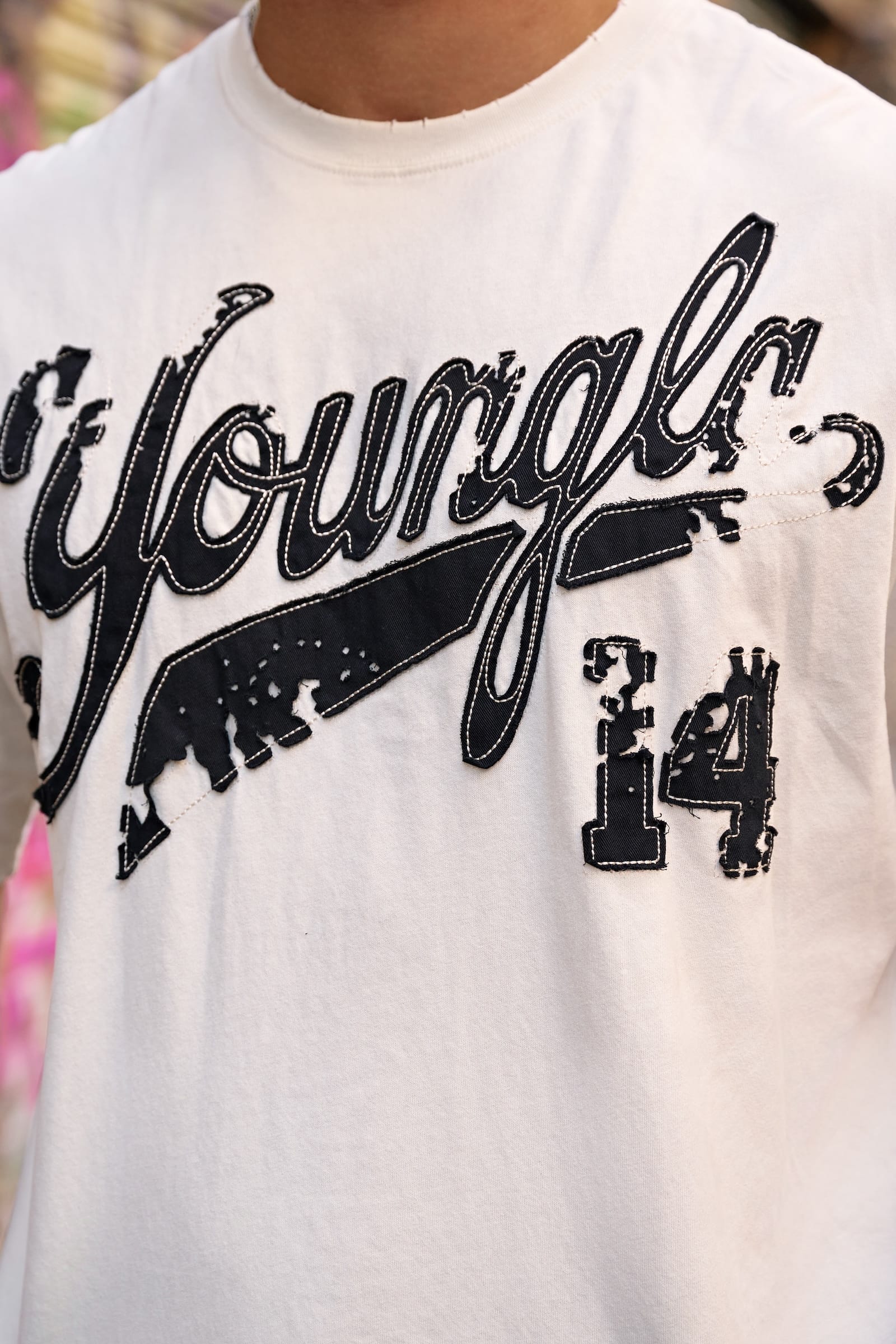 4182 - Distressed Script Tees - Image 2