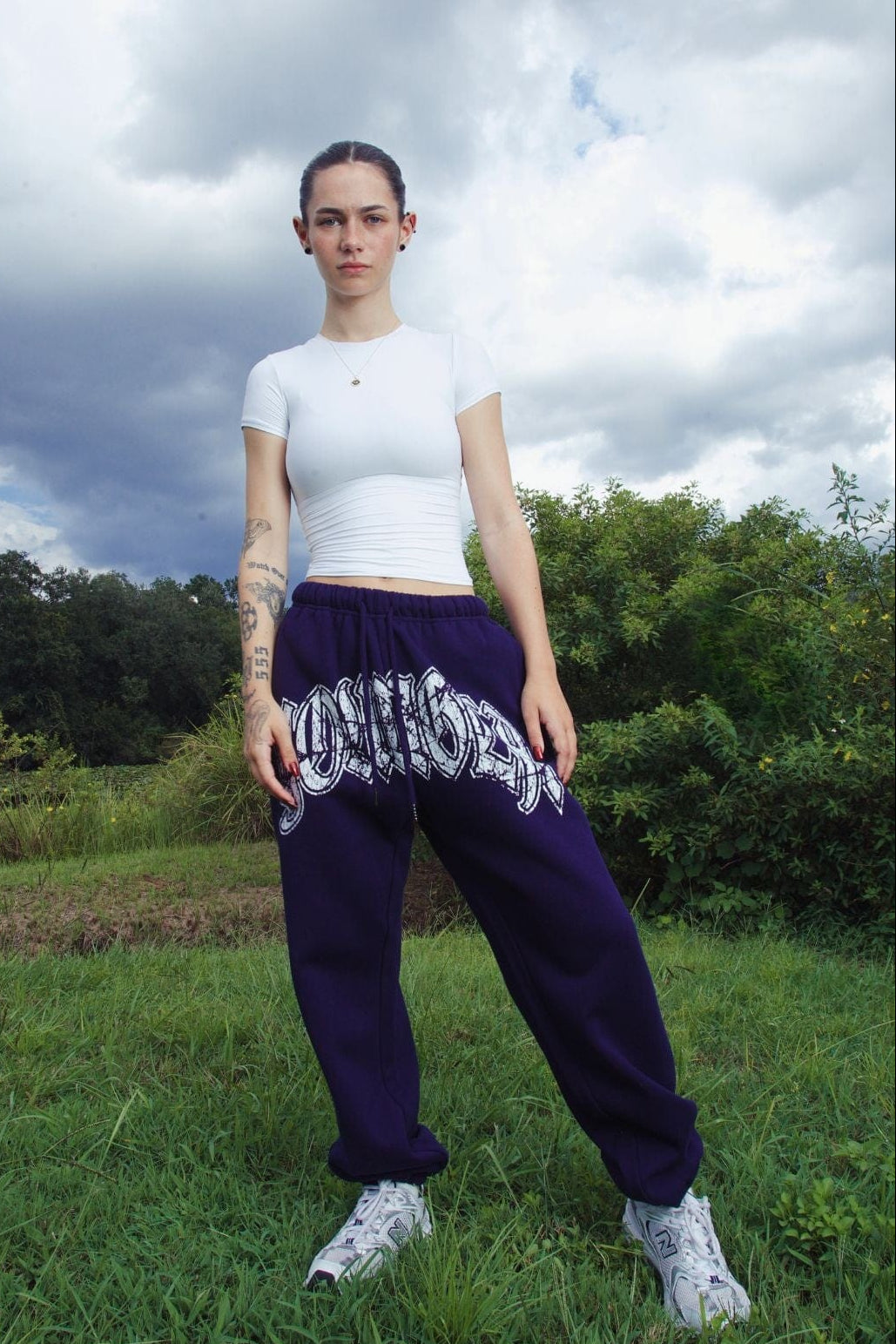 W257 My eyes are up here Jogger - Image 5
