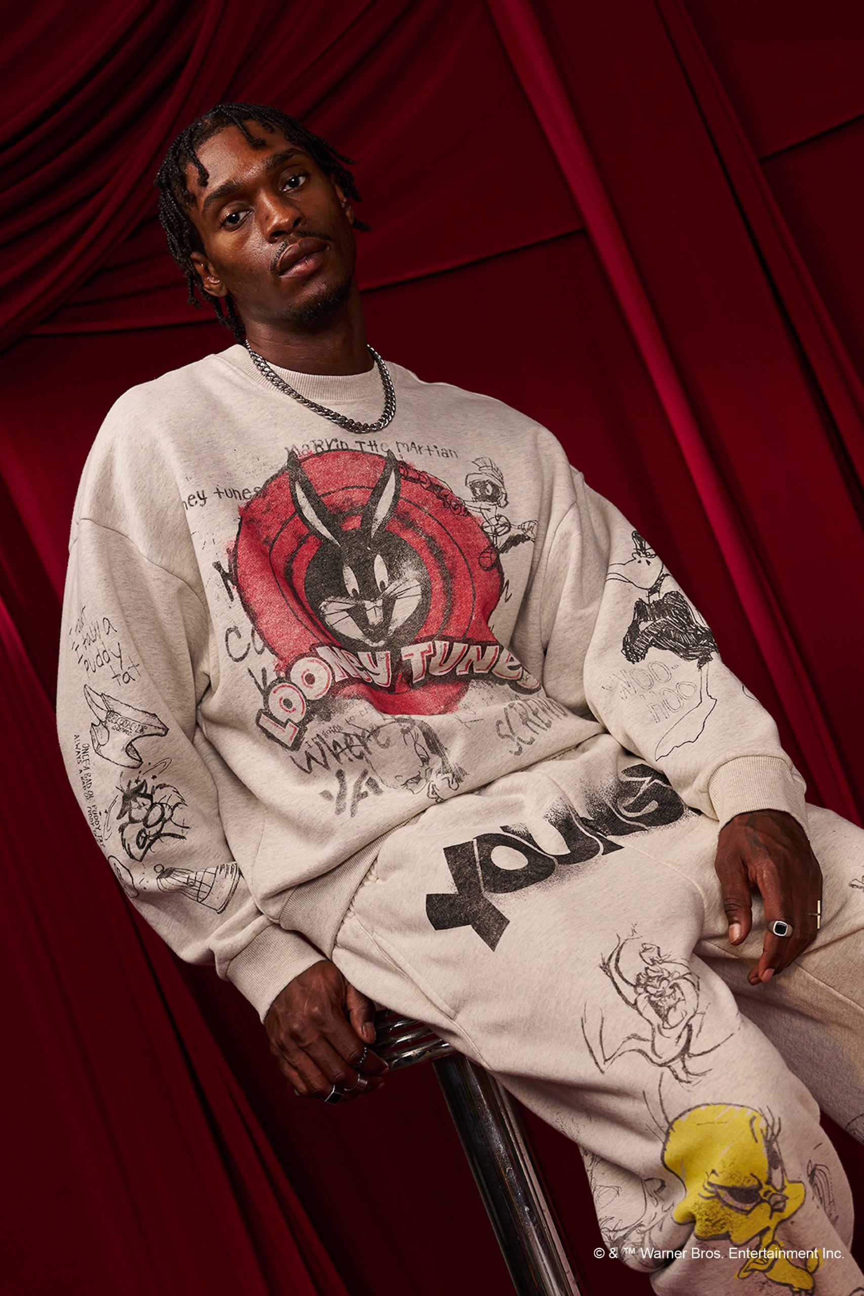 5256 - Looney Tunes Graffiti Crewnecks - Image 5